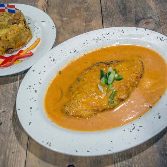 Mofongo-Filete de Pescado
