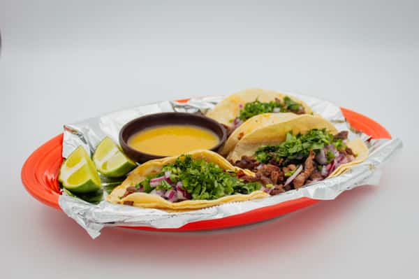 Tacos de Carne Asada Menu Valle Escondido Mexican Restaurant