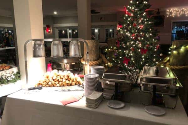buffet table