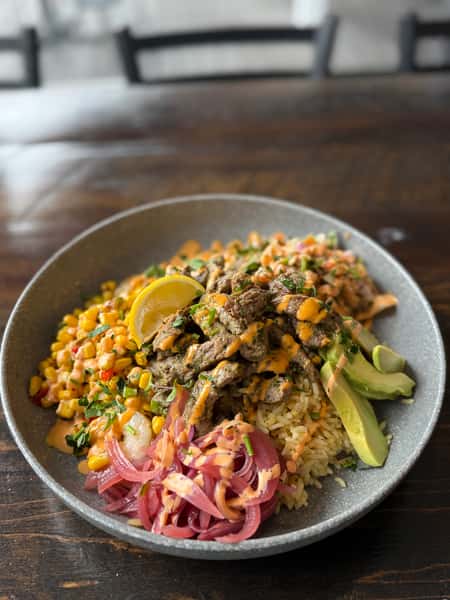 Surf & Turf Rice Bowl