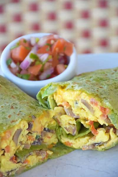 Veggie Burrito - Breakfast - Antoine's Cafe - Cafe in San Clemente, CA