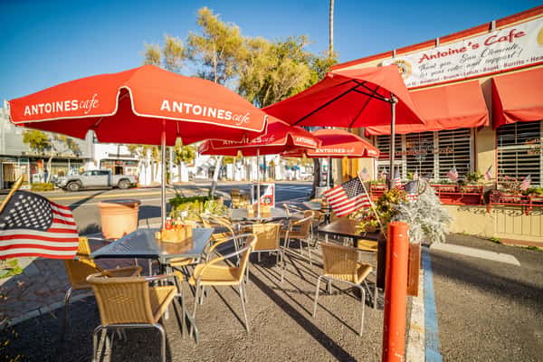 Exterior patio dining