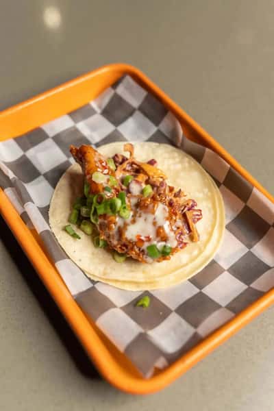 Korean Fried Chicken Taco