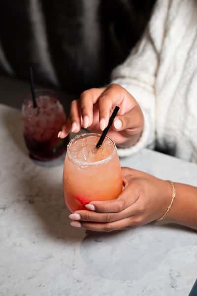 pink cocktail
