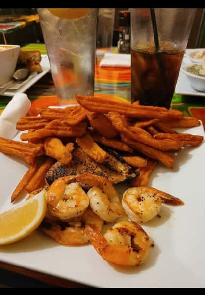 shrimp and fries