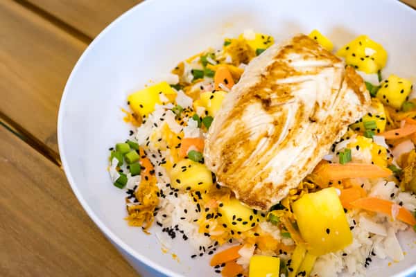fish and pineapple
