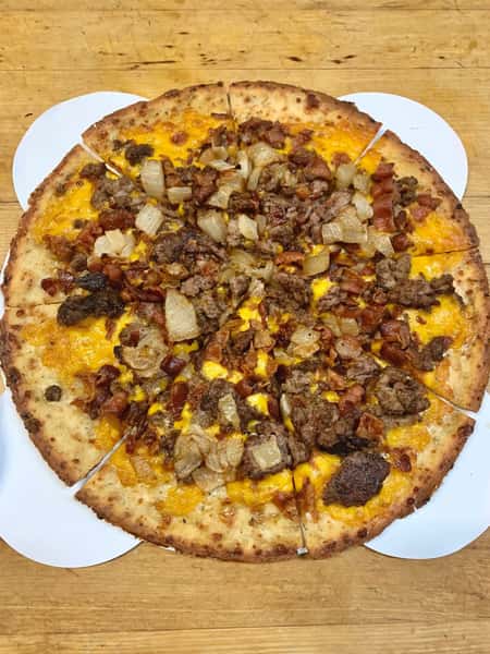 Bacon Cheeseburger Pizza