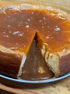 Whole Salted Caramel Cheesecake