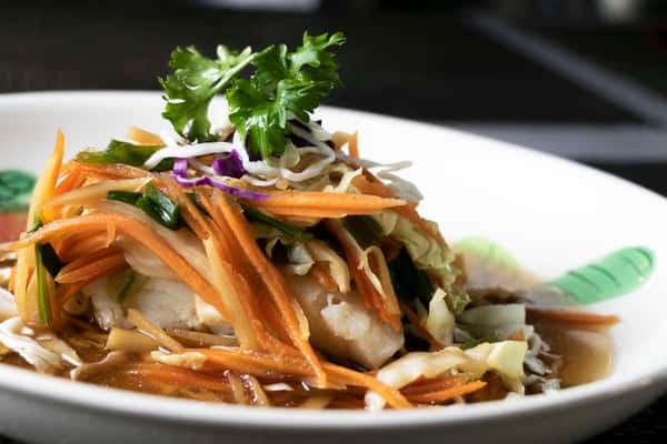 Steamed Sea Bass
