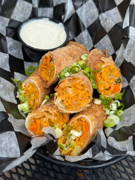 Crispy Buffalo Chicken Eggroll