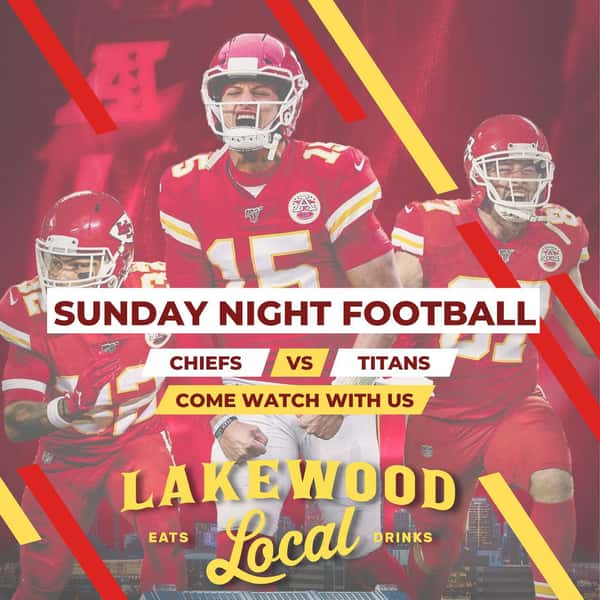 🏈Come watch the Chiefs beat the Titans 🏈@ Lakewood Local 811 NE Lakewood Blvd #chiefs #chiefskingdom🏈 #lakewood #lakewoodlocal #lakewoodlocalkc #football #titans