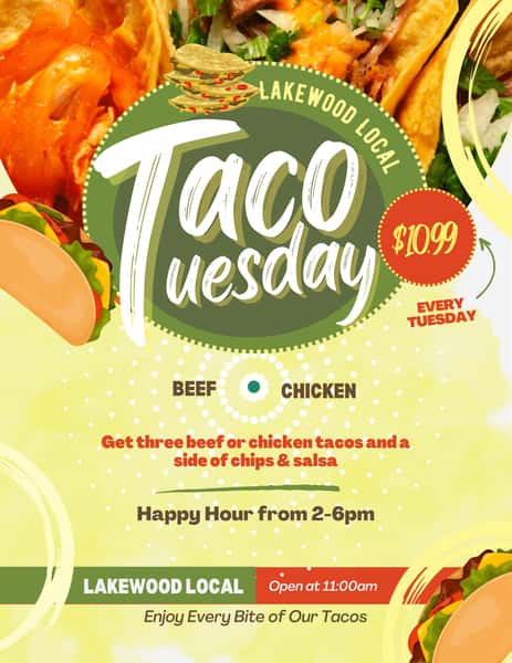 ITS TACO TURSDAY!!!! Come see hannah and olivia for lunch ☺️