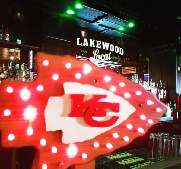 It might be cold at the game, but it will be warm inside Lakewood Local.  Bring your friends to Local and cheer the Chiefs to another victory.