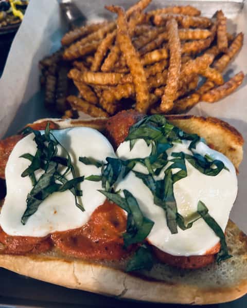 Have you had the pleasure of eating one of our delicious meatball hoagies? 
Our Italian meatballs are bursting with flavor!  Topped with our housemade red sauce and sliced mozzarella - OMG! WOW!