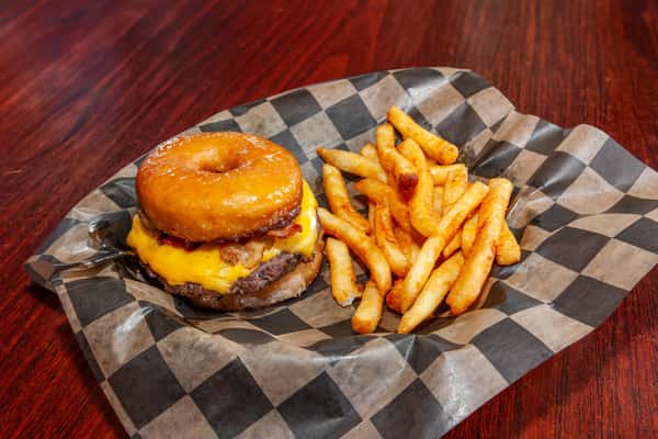burger and fries