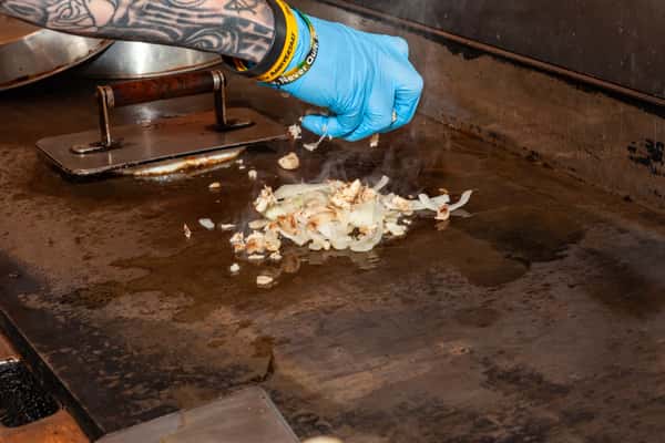 cooking food