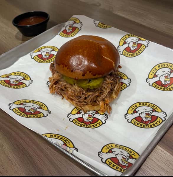Spicy Maple Bacon Pulled Pork Sandwich Only
