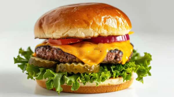 Cheese burger Combo With Fries (NO DRINK)