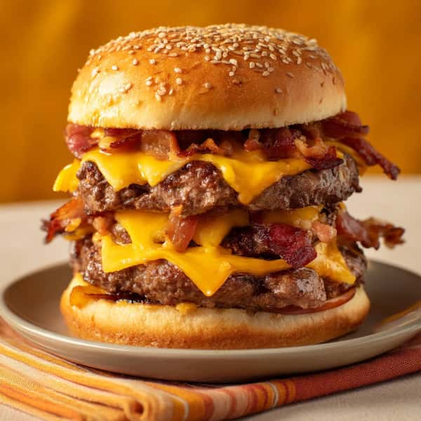 Double Cheeseburger with Fries (NO DRINK)