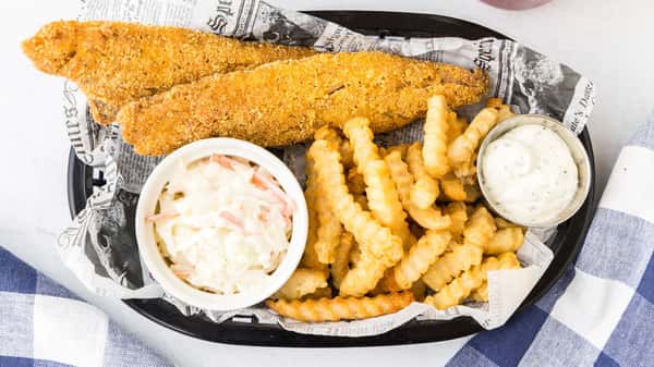 1 Whiting & 5 Shrimp Dinner(no drink)