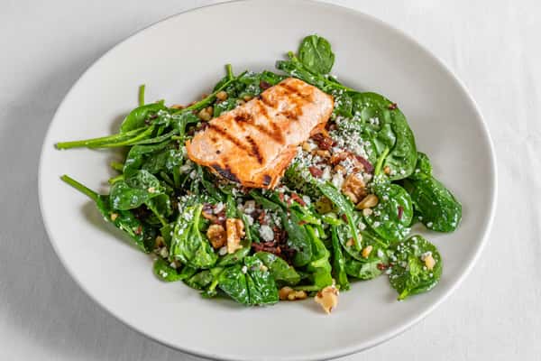 Salmon Spinach Salad