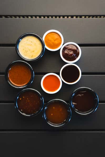 Flight of 6 Sauces