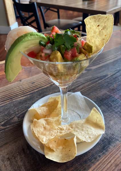 Mexican Shrimp Cocktail Martini