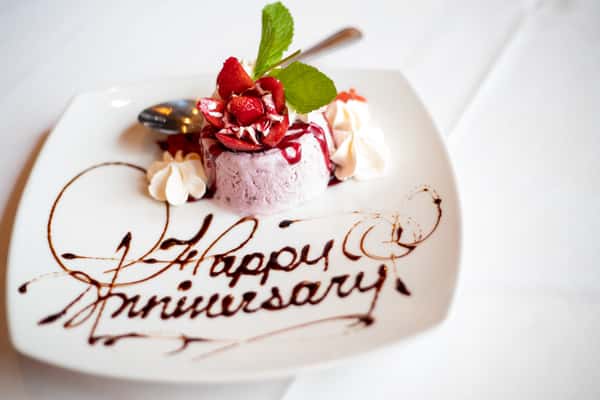happy anniversary dessert