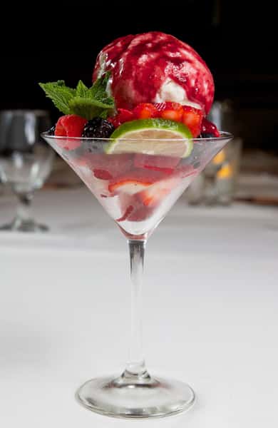 Berried-n-Cream Cheese Martini