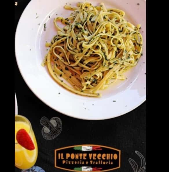 * Fettuccini Al Pesto