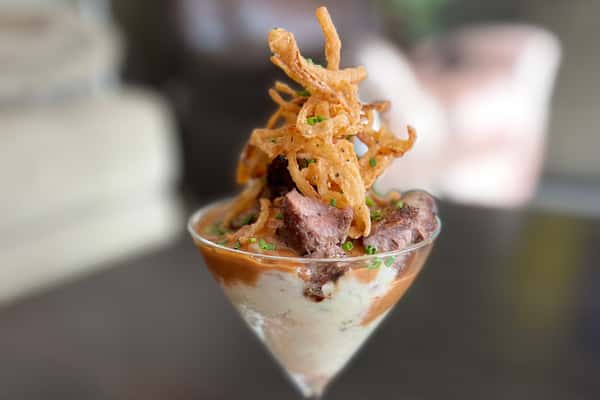 Steak & Mashed Potato 'Martini'