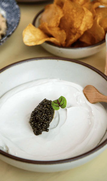 Labneh + 1/2 oz Caviar