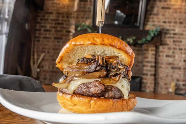 Mushroom Swiss Burger