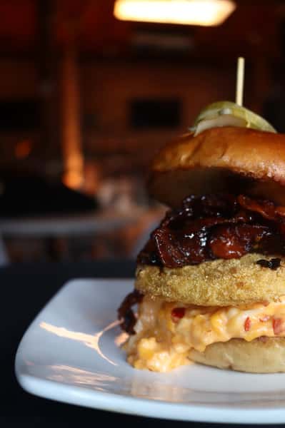 Pimento Bacon Jam Burger