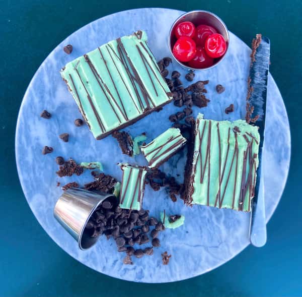 Creme de Menthe Brownies