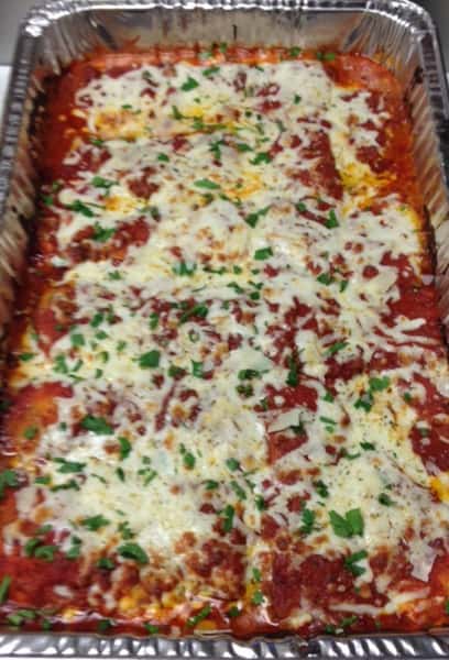 MEAT LASAGNA Catering Menu Streets of New York