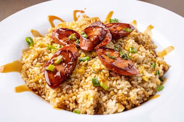 Pineapple Portuguese Sausage Fried Rice