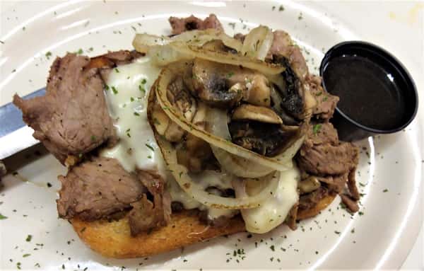 Open- Face Prime Rib