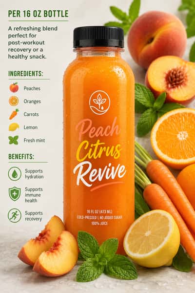 🍑 Peach Citrus Revive