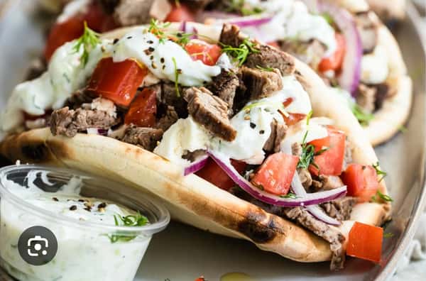 ultimate pita breakfast sandwich