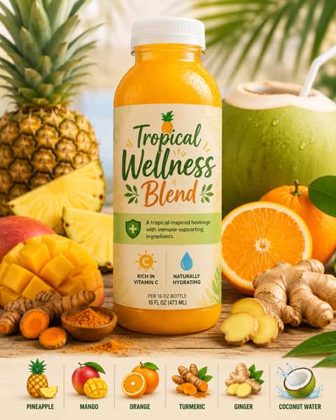 🍍 Tropical Wellness Blend