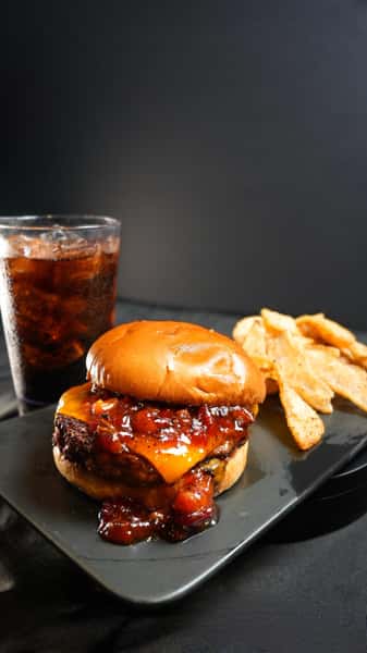 Bacon Jam Cheddar Burger