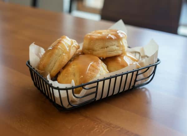 Apple Butter Biscuit Basket