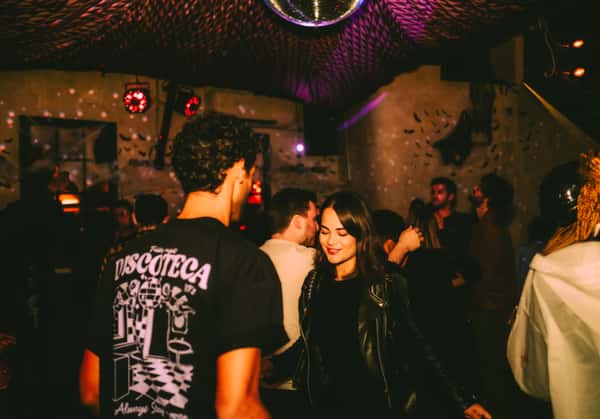 talking on dance floor