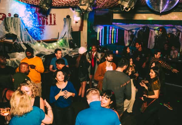 overshot of dance floor