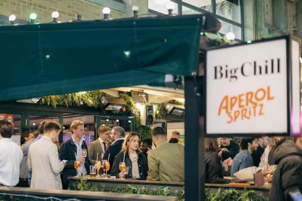 outside shot of big chill venue