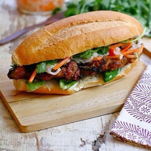 Roasted Beef Sandwich "Banh Mi"