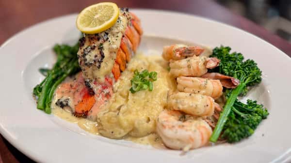 Baked Lobster & Jumbo Shrimp (3)