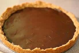 Chocolate Ganache Pie (whole)