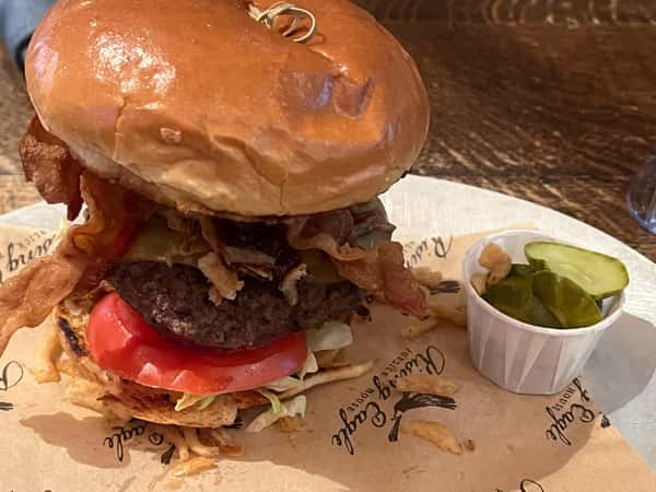 Rising Eagle Steakhouse Burger - Day